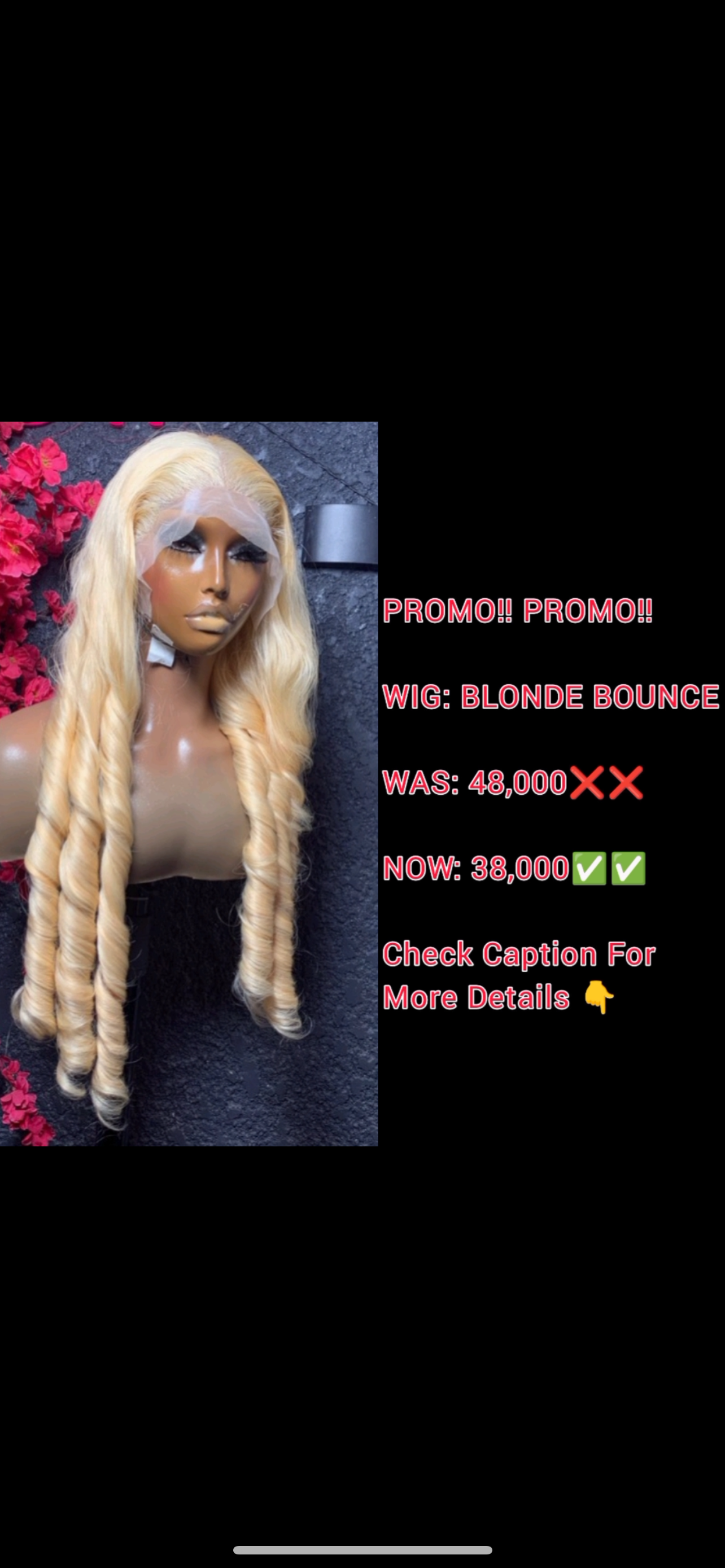 WIG: BLONDE BOUNCE