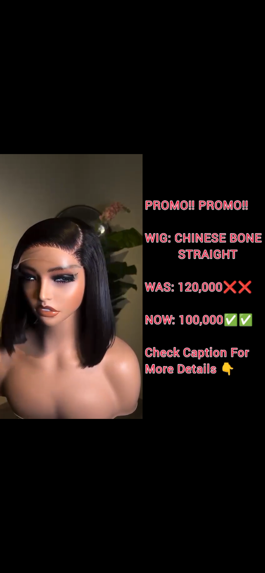 WIG: CHINESE BONE STRAIGHT