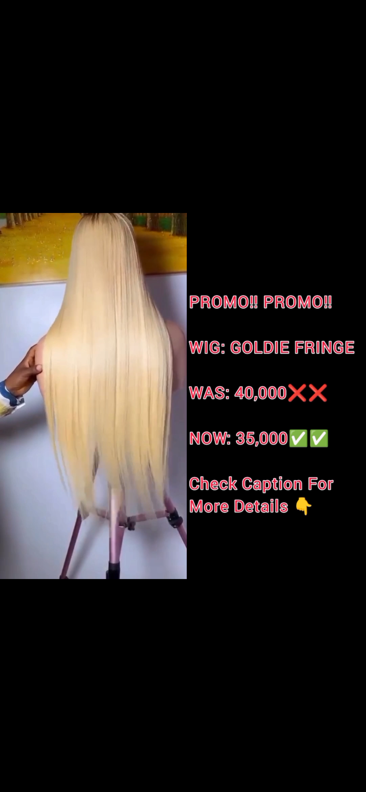WIG: GOLDIE FRINGE