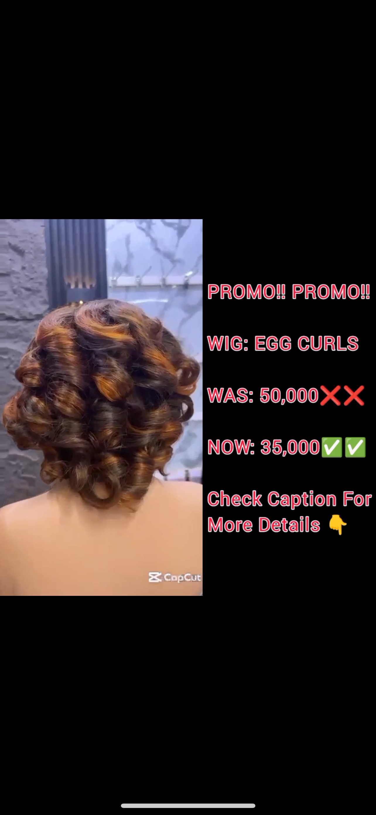 WIG: EGG CURLS