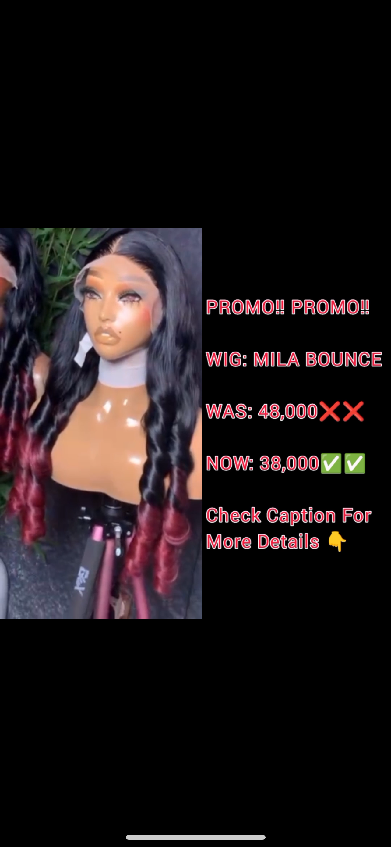 WIG: MILA BOUNCE